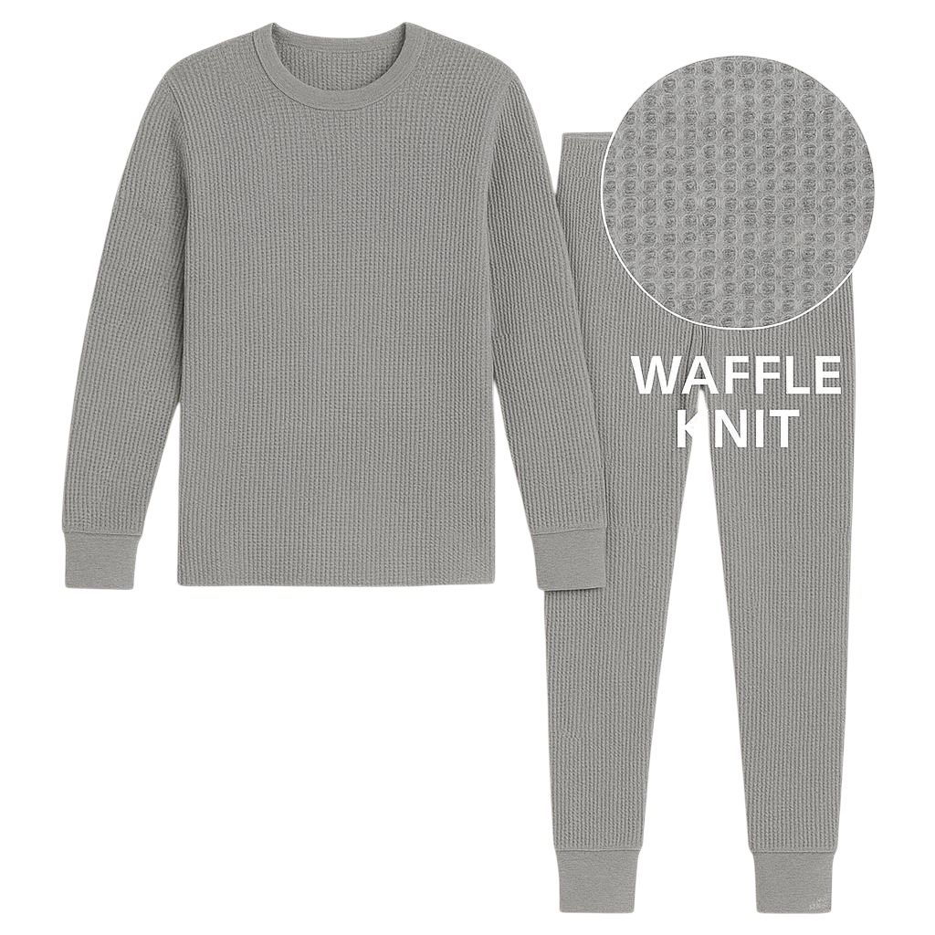 Men’s Thermal – Extra Warm Long Johns (Gray, Charcoal, White, Navy)