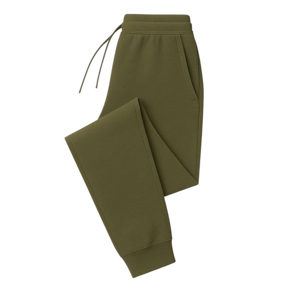 Men’s Jogger Sweatpants – Slim Fit Fleece Pants with Drawstring Waist & Pockets 3-Pack (Charcoal, Green, Navy)